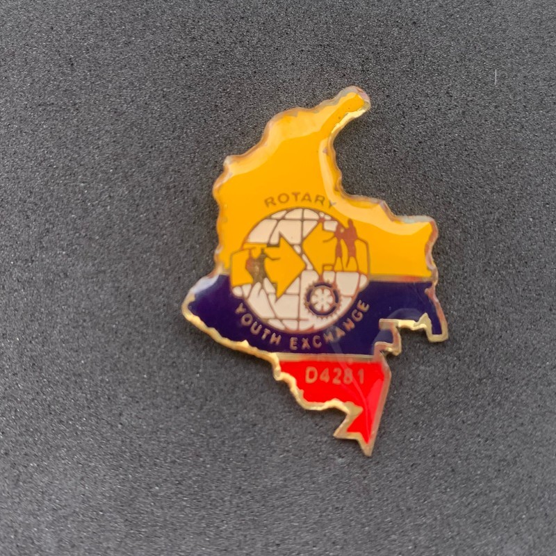 Bandera de Colombia, distrito Rotario 4281.